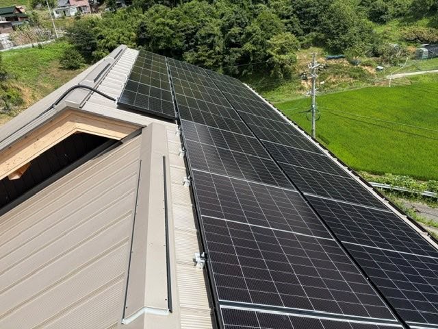 愛知県豊田市N様邸 太陽光パネル施工写真